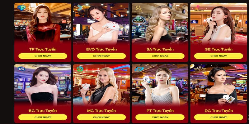 Các sảnh chơi casino online đình đám chỉ có tại Go99