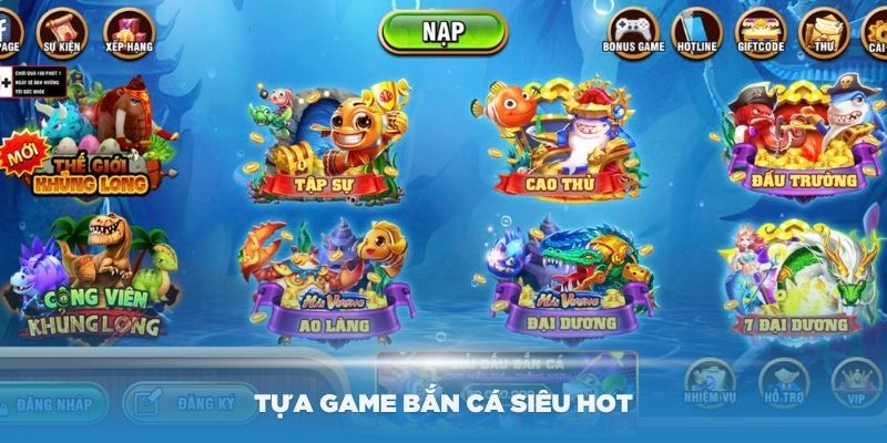 Tìm hiểu các tựa game bắn cá siêu hot tại nhà cái Go99